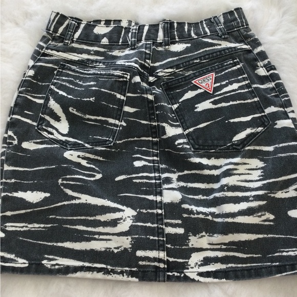 Vintage Guess Jeans Skirt MADE IN USA Georges Marciano - Picture 1 of 9